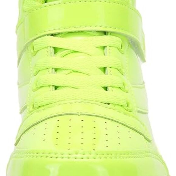 Womens High Top Ankle Support Sneakers Vibrant Color Hidden Wedge Heel Shoes - Picture 7 of 11